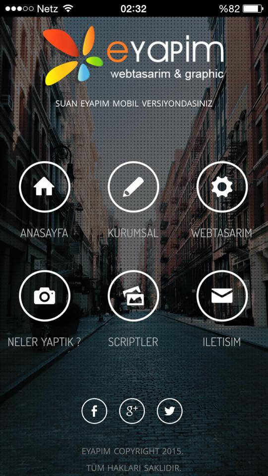 hazirweb v3 Siteniz Simdi Heryerde Sizinle. Mobil Web Sitemi Hizmetinizde.